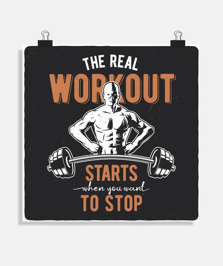Poster bodybuilder bodybuilding fitness poster
