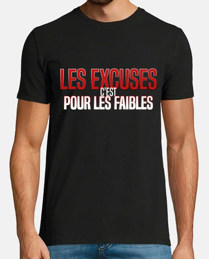 T-shirt bodybuilding - le scuse sono per i debo