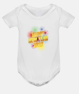 bodysuit onesie happy new year 2023 merry christmas love peace