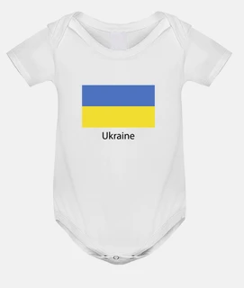 bodysuit, onesie, with ukrainian flag ulainian flag baby is proud of his country