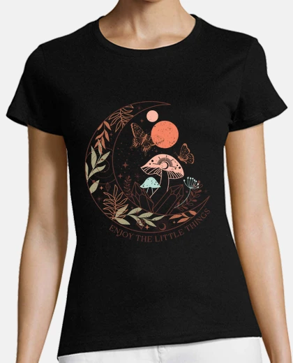 Tee-shirt boho champignon