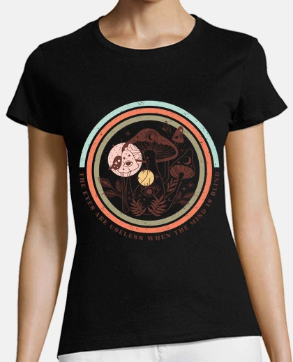 Tee-shirt boho champignon oeil