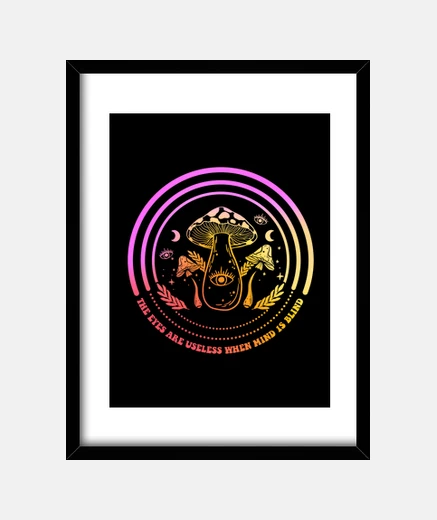 Framed boho motivational quote