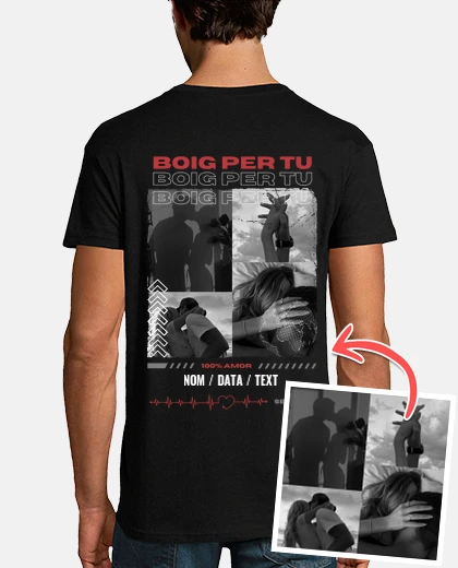 T-shirt Boig per tu - t-t-shirt personalizzata 