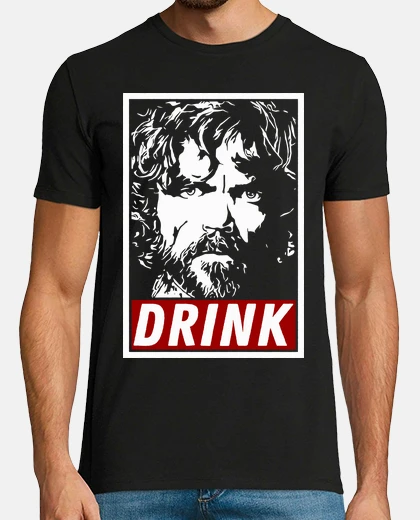 Tee-shirt boire (pour le fond sombre)