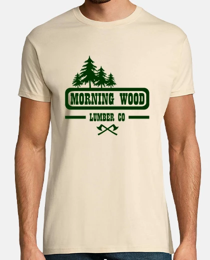 Tee-shirt bois de bois du matin.
