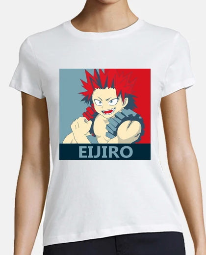 Playera Boku no hero Eijiro kirishima