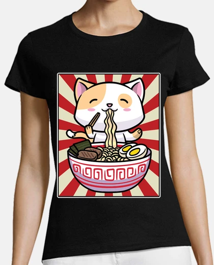 bol de ramen de chat mignon nouilles ja
