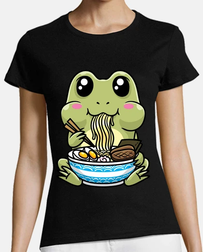 bol de ramen grenouille mignon nouilles