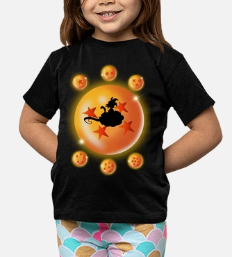 Camiseta fashion bola de dragon niño