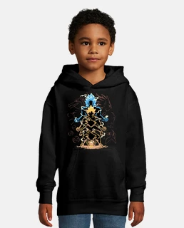 Sudadera niño Dragon Ball Z - Personajes negra 12 años 152cm