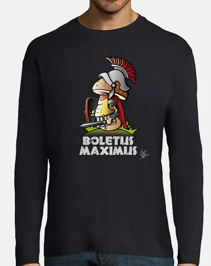 T-shirt Boletus maximus (sfondo scuro)