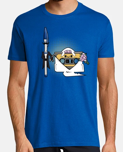 Camiseta Boligrafo y cassette boli y casete boda
