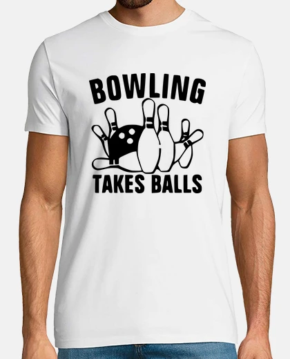 Camiseta bolos toma pelotas