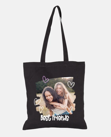 Bolsa bolsa best friends corazones