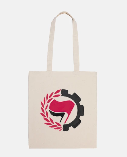 Bolsa Bolsa crema - Antifa red flag