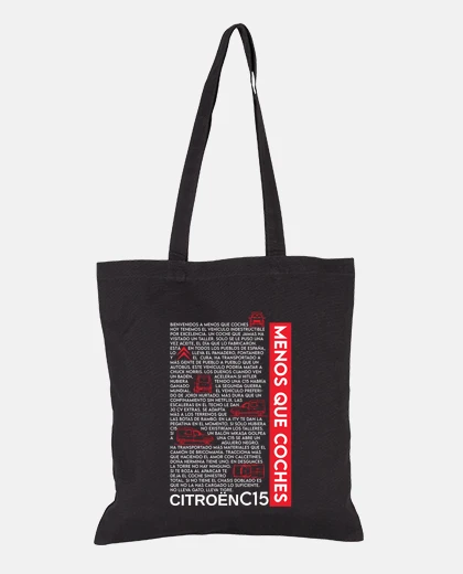 Bolsa Bolsa de tela, color negro