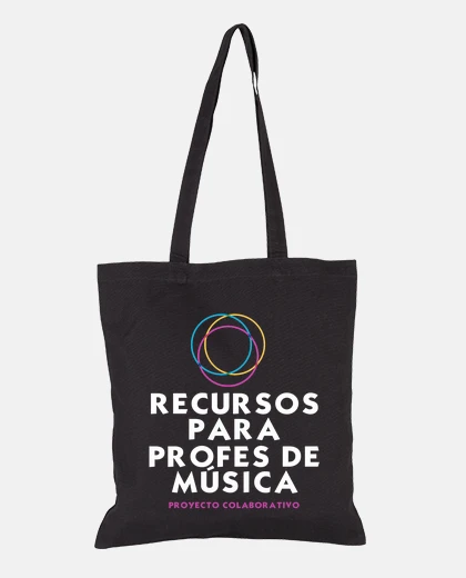 Bolsa de tela, color negro