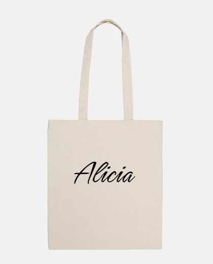 Bolsa Bolsa de tela con nombre personalizado