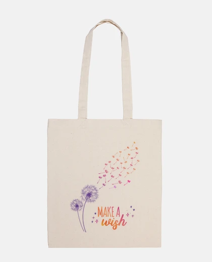 Bolsa Bolsa de tela Make a wish