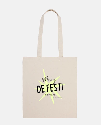 Bolsa de Tela Me voy de Festi