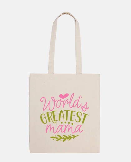 Bolsa Bolsa de tela mejor mama del mundo