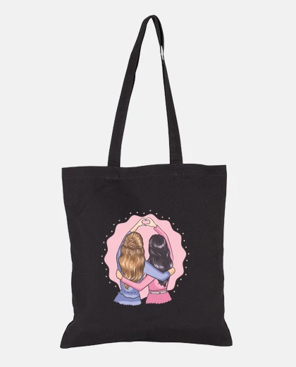 Bolsa Bolsa de tela Mejores amigas.