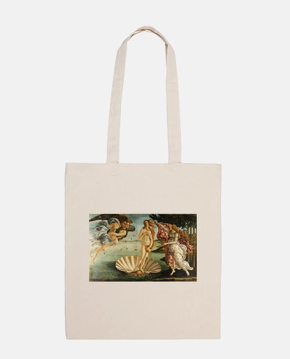 Bolsa Bolsa de tela sostenible Venus de Botticelli