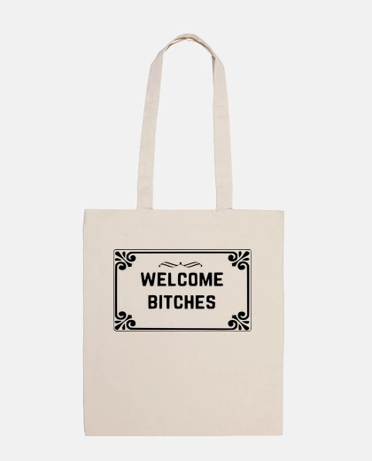 Bolsa de tela Welcome