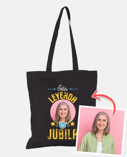 bolsa esta leyenda se jubila foto personalizada