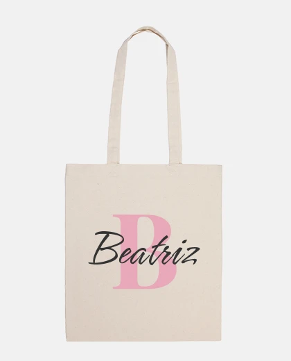 Bolsa Bolsa personalizada inicial y nombre - B