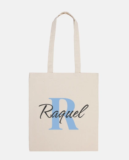 Bolsa personalizada inicial y nombre - R