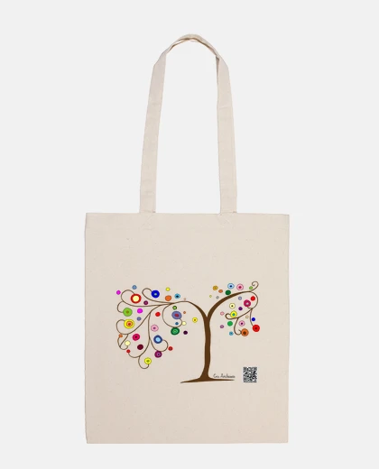 Bolsa bolsa tela - árbol de la Vida