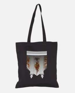 Bolsa de tela, color negro