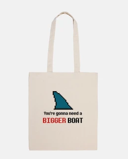 Bolsa de tela jaws frases