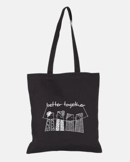 20 Bolsas De Manta Negra Tote Bag