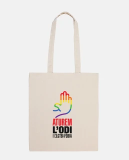 Bolsa tela Aturem Odi