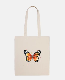 Bolsa tela mariposa