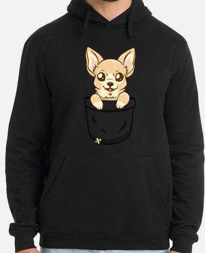 Sudadera bolsillo chihuahua