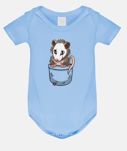 Ropa bolsillo lindo zarigüeya