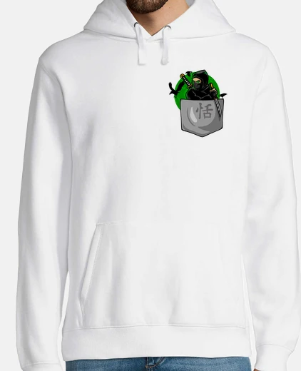 Sudadera bolsillo samurái