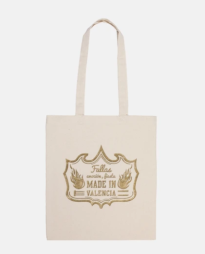 Bolsa Bolso barato Valencia en fallas escudo de cuero