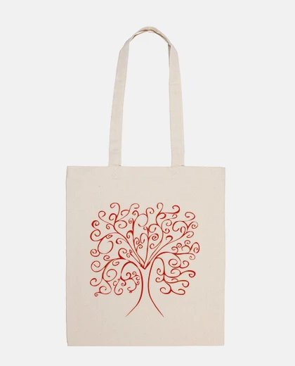 Bolsa bolso colorido árbol de la vida