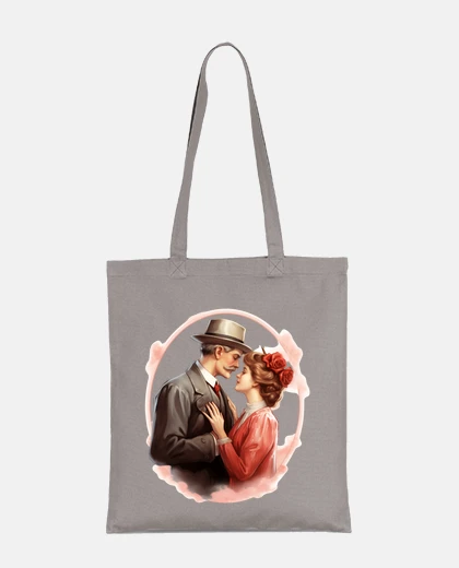 Bolsa bolso de mano retro vintage de los años 30 de pareja