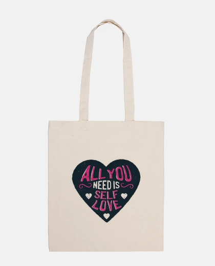 Bolsa bolso para mujer tote ring love all you need is self love confianc