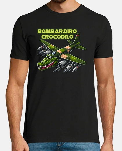 Camiseta bombardiro cocodrilo