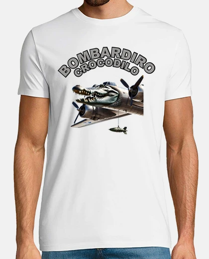 Camiseta Bombardiro crocodilo
