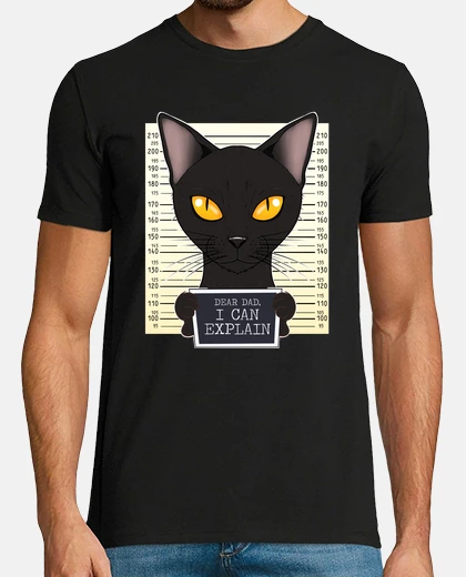 T-shirt bombay cat papà io caro papà posso spie