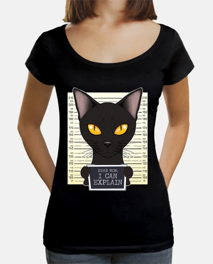 Tee-shirt bombay chat maman chère maman je peux e