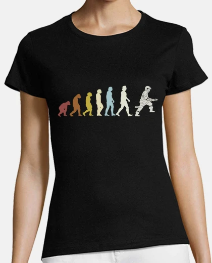 Camiseta bombero bombero evolución